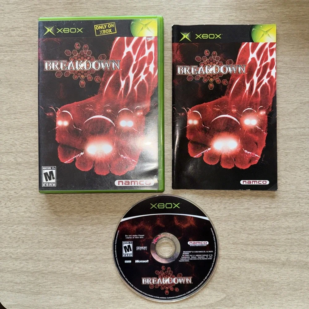 Breakdown Microsoft Xbox 2004 CIB Namco